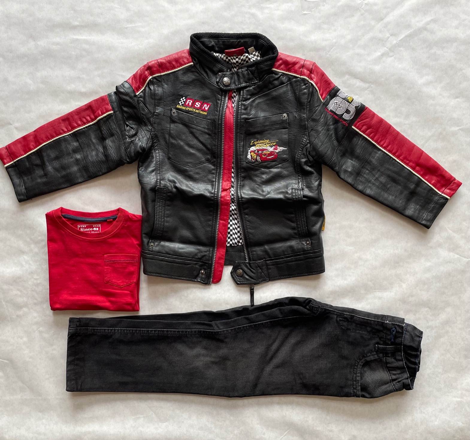 Vagány Verda bőrdzsekis szett