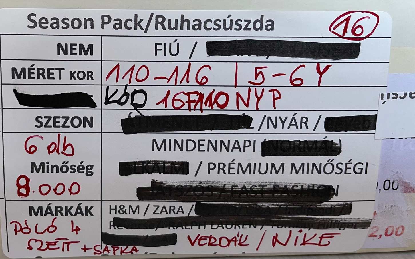 Nyári sportos csomag - 110/116 fiú - Image 4
