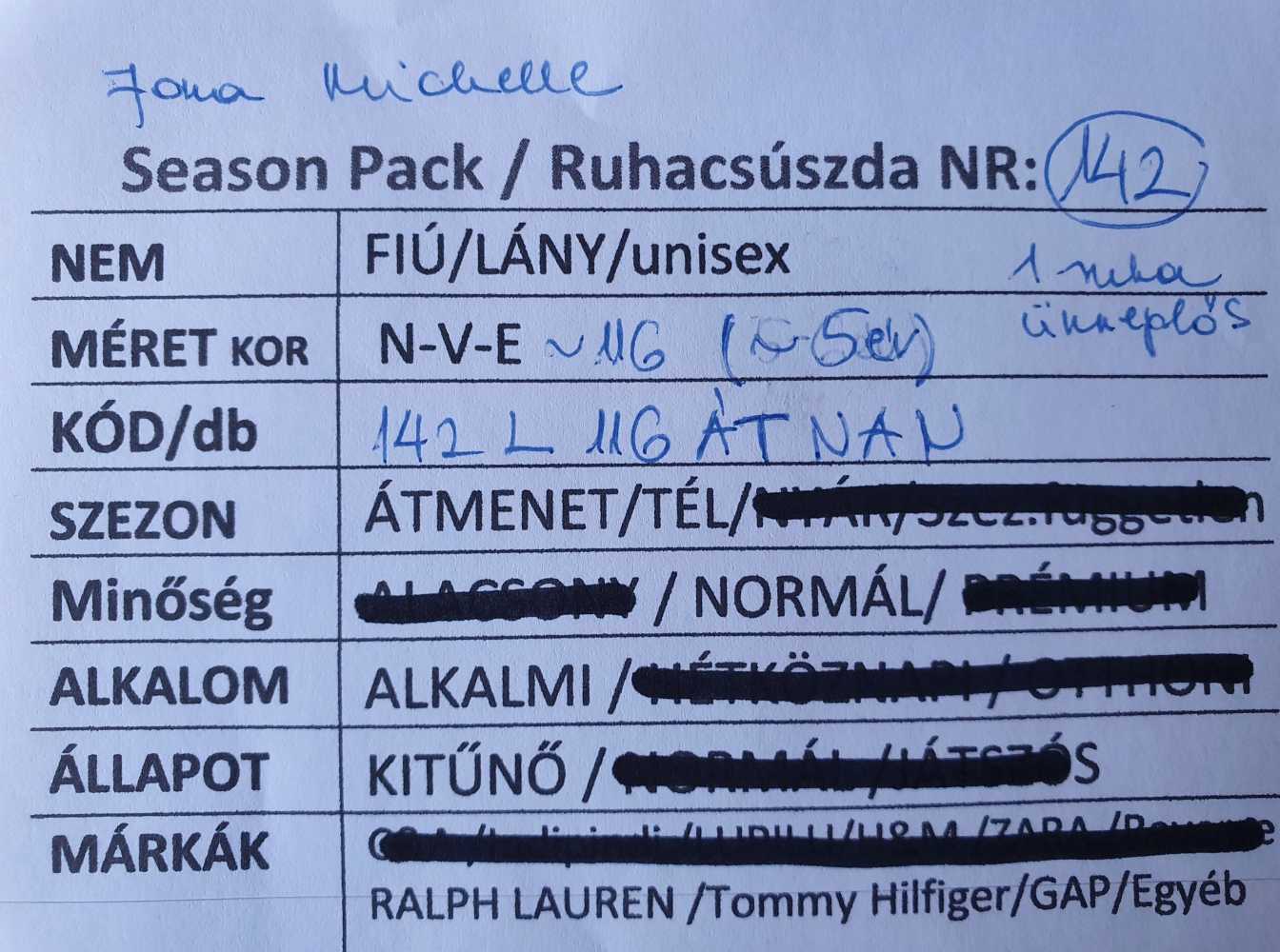 Ünneplős ruhácska - 116 lány - Image 2