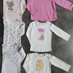 Kényelmes, cuki állatmintás felsők 1,5 éves kislányra! Méret: 86