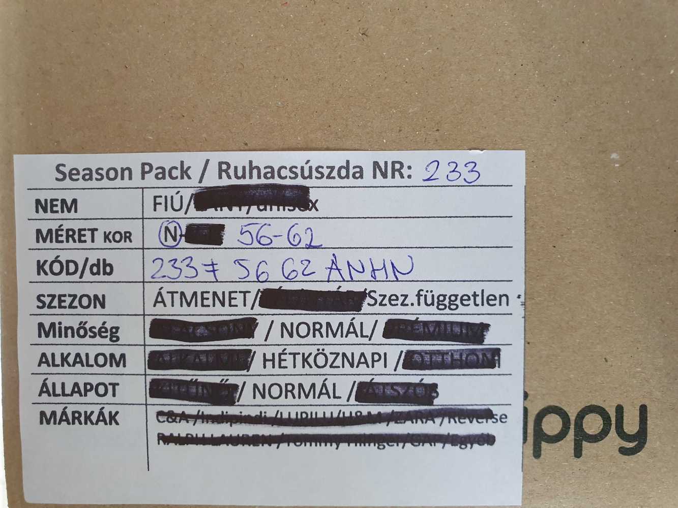 Mini kapszula ruhatár - 56/62 fiú - Image 2