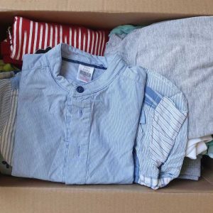 Komplett csomag 1,5-3 éves kisfiúknak átmeneti és nyári időszakra, 86/92/98as méretű ruhákkal.
