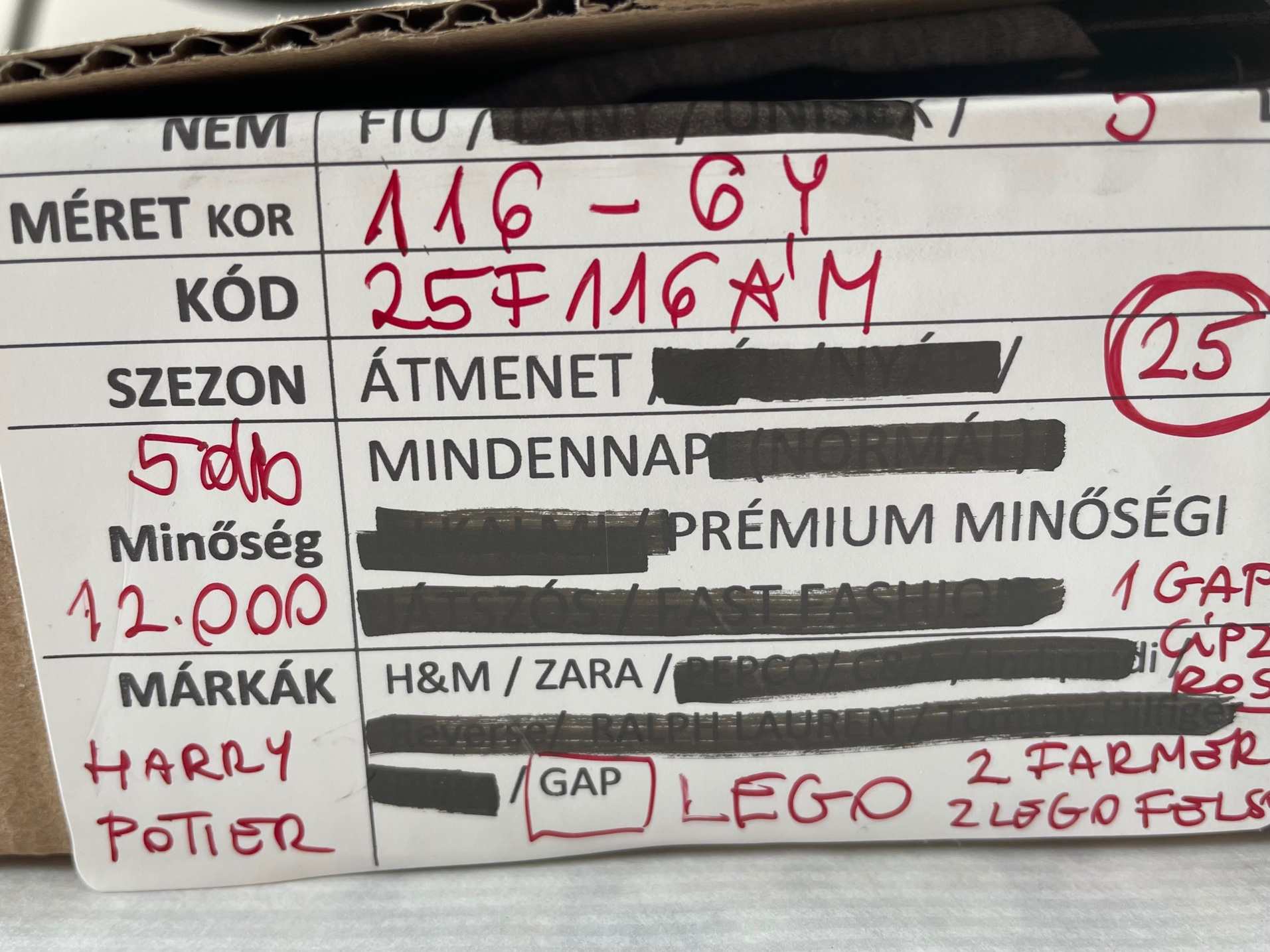 Harry Potter csomag - 116 fiú - Image 6