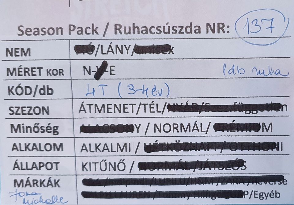 Csini ruha - 98/104 lány - Image 2