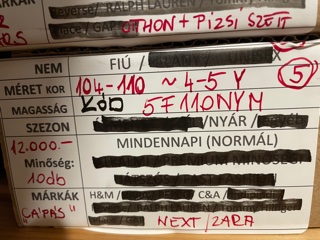 Nyári vagy szabadidős csomag köntössel, pizsivel, alsóruházattal - 104/110 fiú - Image 4