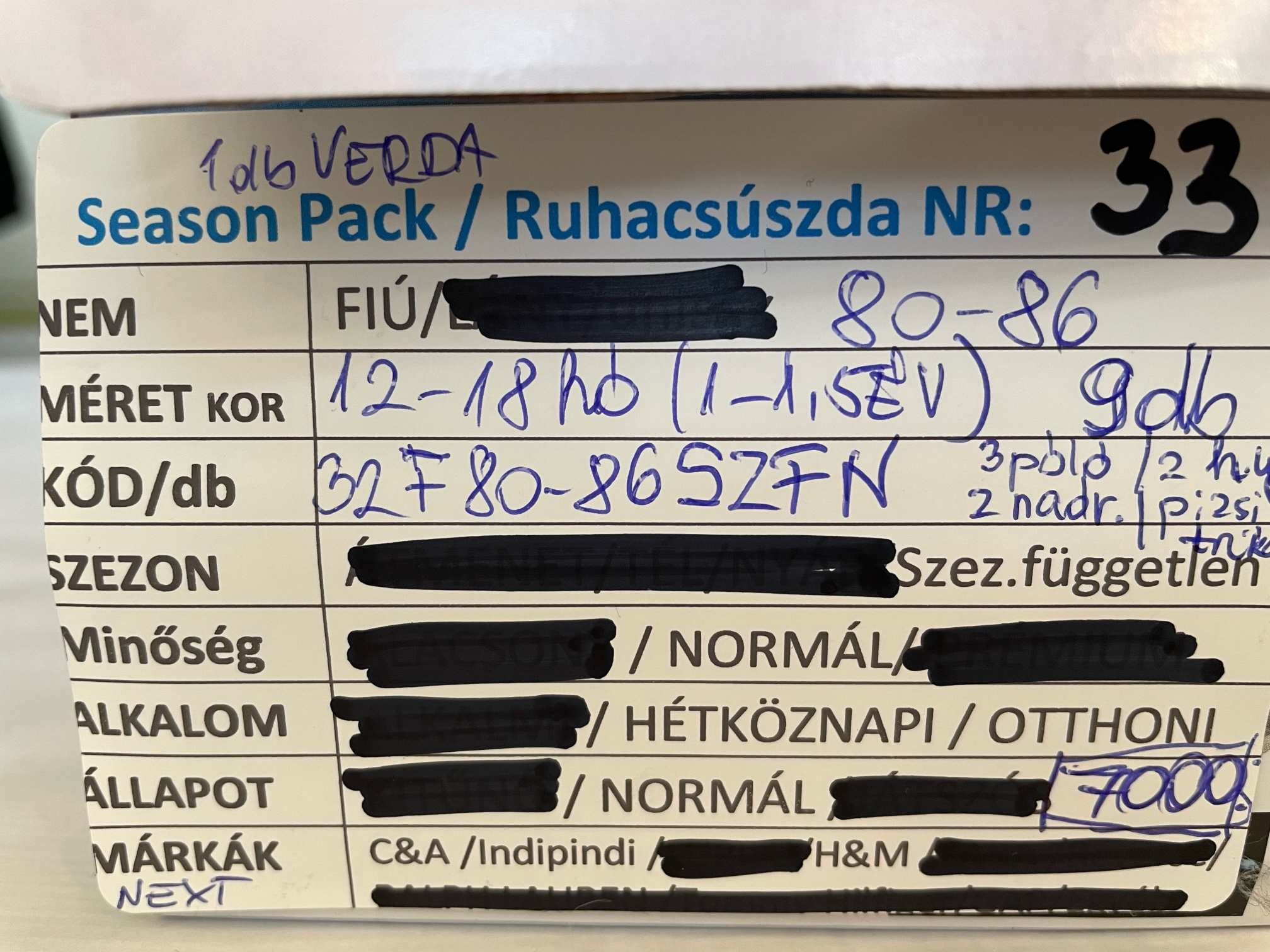 Szezonfüggetlen viselet - 80/86 fiú - Image 4